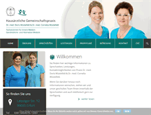 Tablet Screenshot of dr-wuestefeld.de